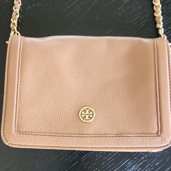 Tory Burch Tan Leather Crossbody Bag - Picture 2 of 10